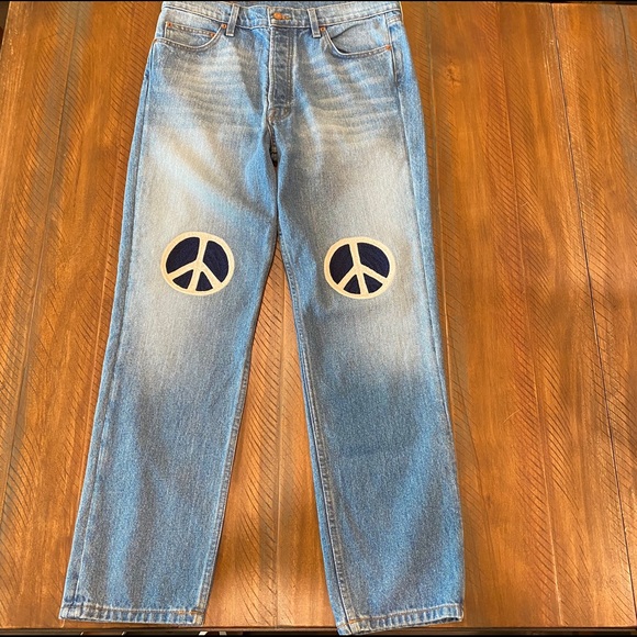 Bliss and Mischief Jeans with Peace Patch - Picture 4 of 14